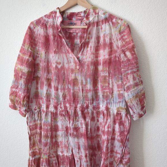 Johnny Was Amanda Bond Malibu Womens Dress XS/S Tie Dye Beachy Cover Up Boho - Picture 4 of 6